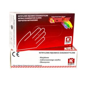 NewCar Rękawiczki Nitrylowe Niebieskie